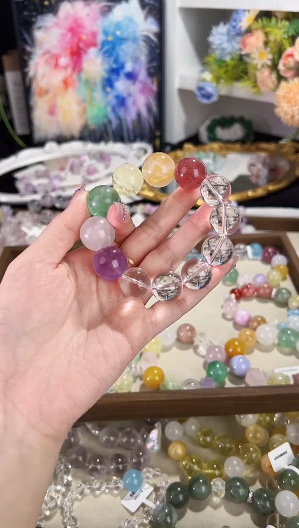 未镶嵌手链水晶天然水晶 多样性发货发其一 颜色微差
