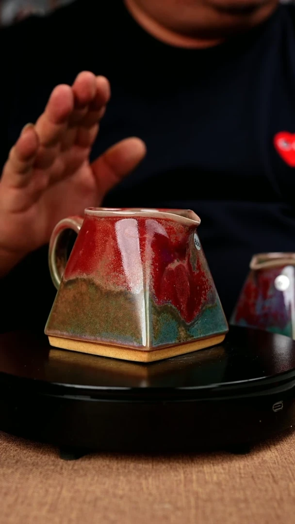 【闪购商品】866#省工一级品原矿钧瓷炉钧釉公道杯