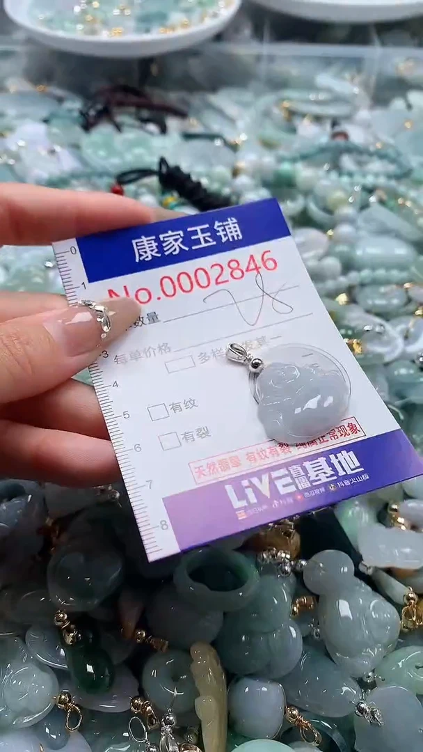 翡翠未镶嵌吊坠(不含链)2846