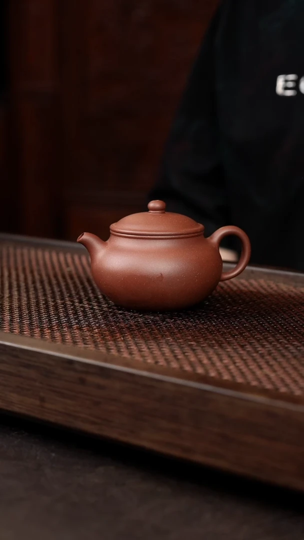 茶杯紫砂红皮龙大民仿古