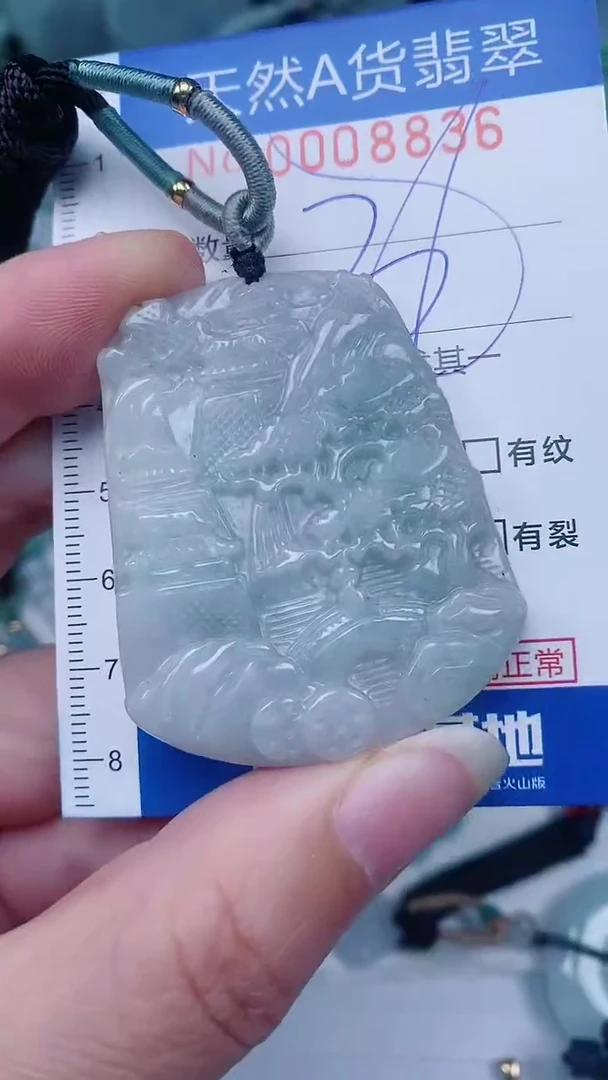 翡翠未镶嵌颈饰00008836