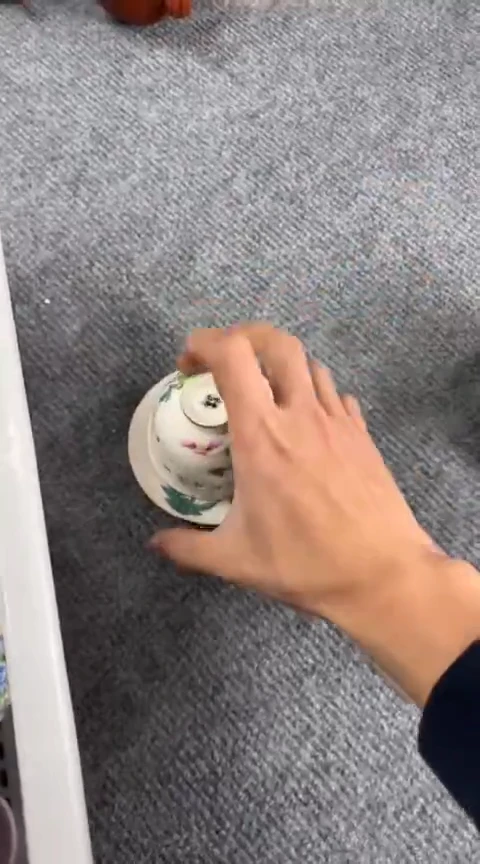 摆件陶茶具茶具茶具瓷里虞美人