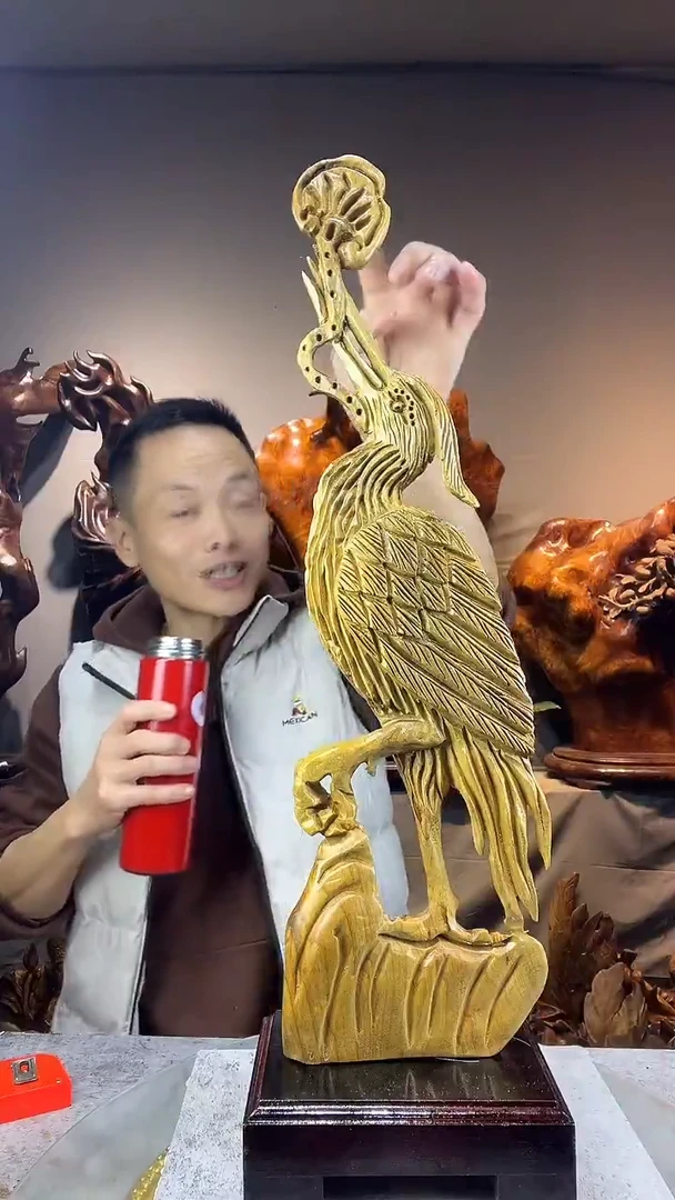 金丝楠广****木小叶桢楠随行摆件38