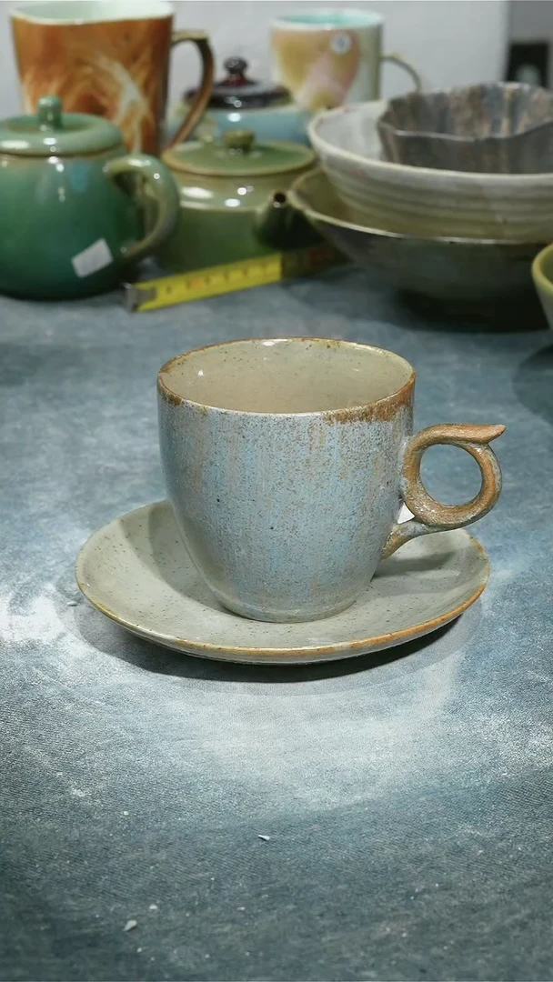 【闪购商品】碗浪鬼家釉绘柴烧