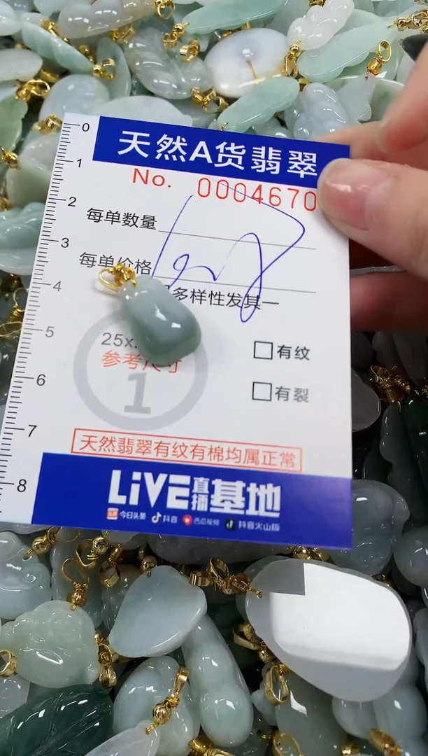 颈饰未镶嵌翡翠天然a货翡翠