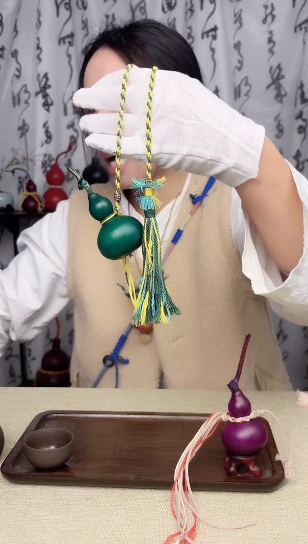 大漆葫芦挂件---033