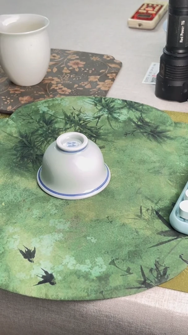 瓷片景德镇毛仔柴窑杯