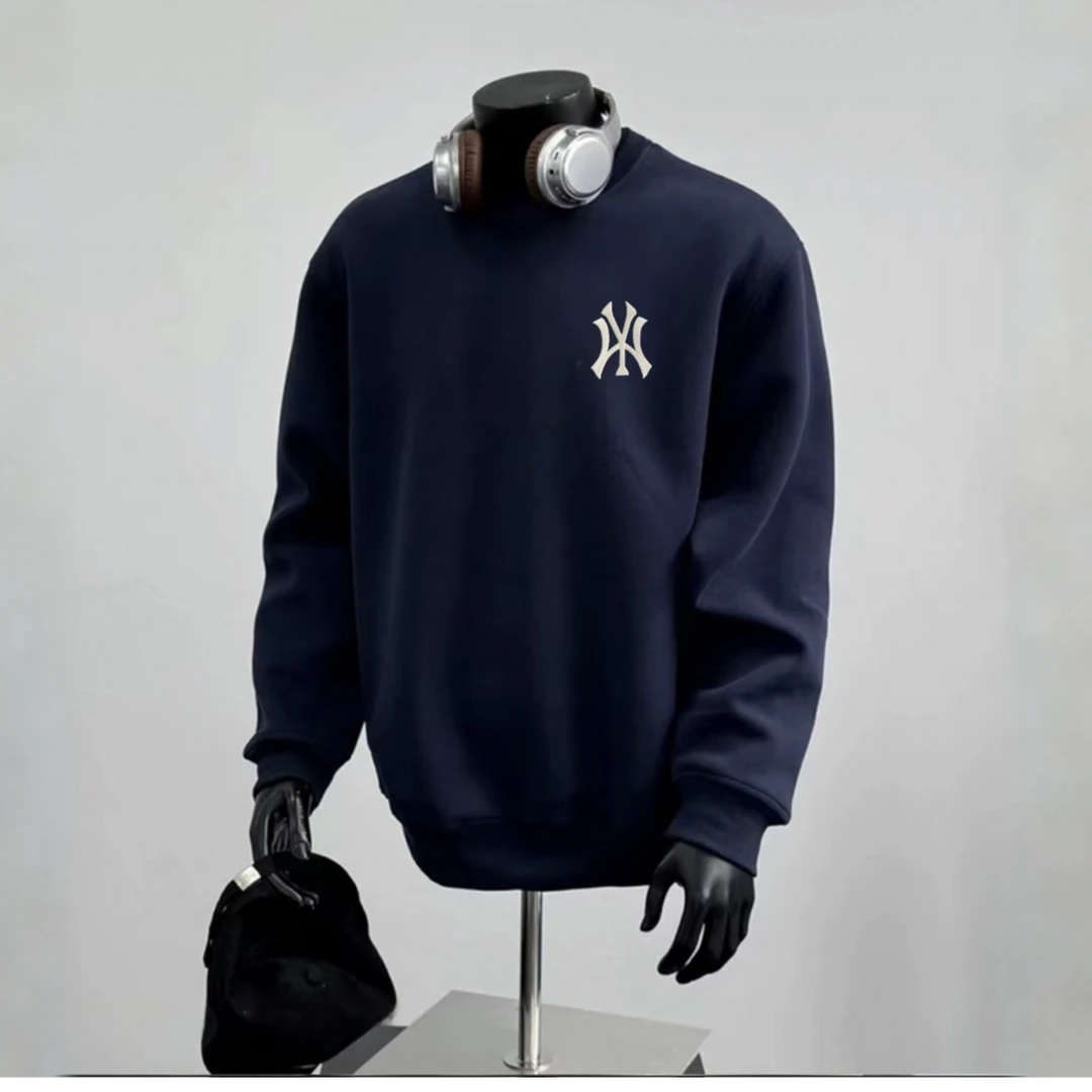 爆款男女情侣款卫衣2025新款.《万针刺绣WY》百搭