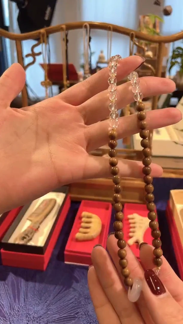 木质类时来运转双圈串珠