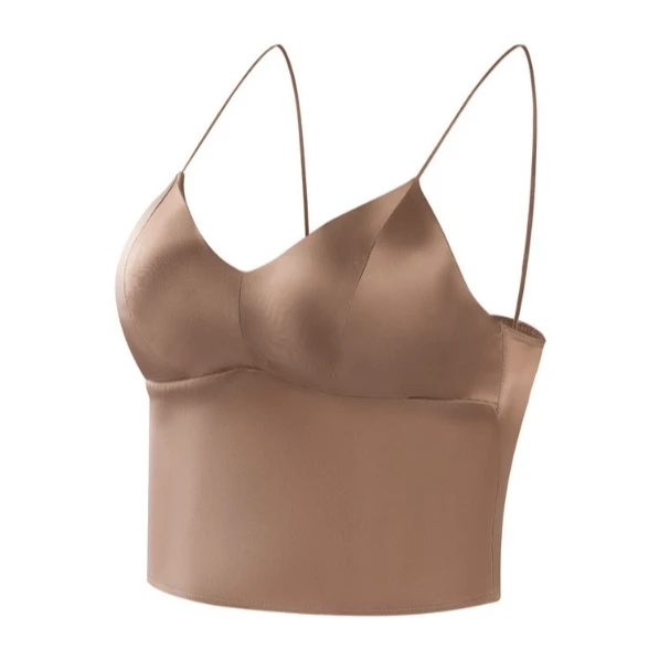 AmandaWang【桑蚕丝美背】B082-TG02S160 19姆米无钢圈吊带背心