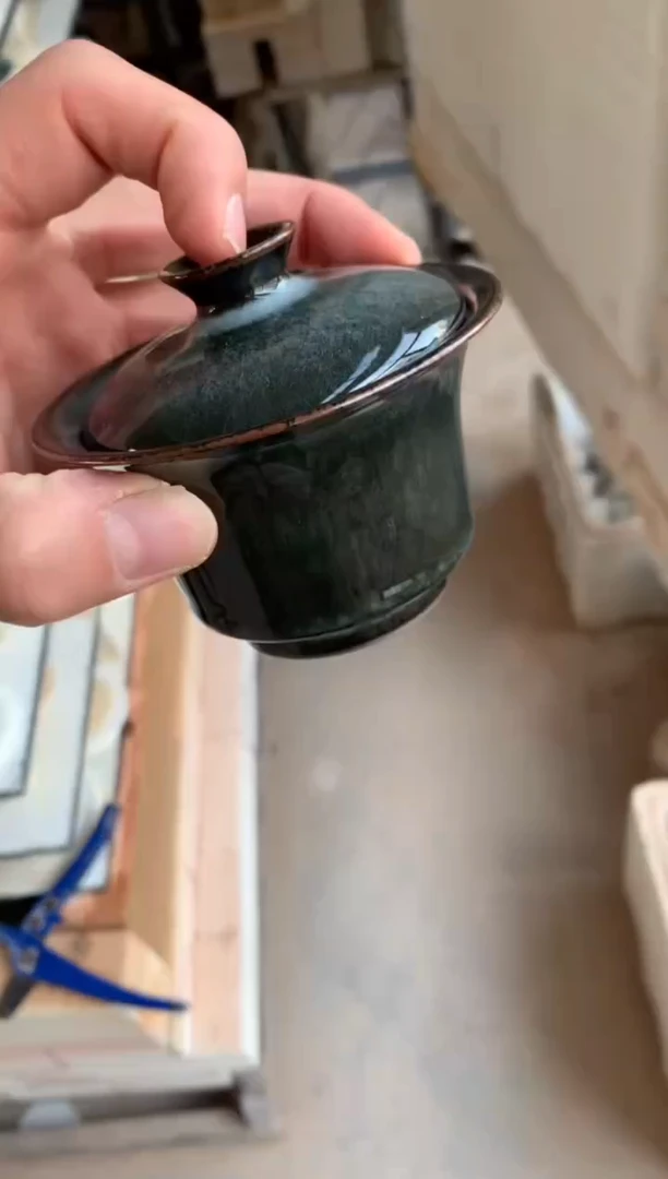 【闪购商品】【览古雅韵】二才盖碗