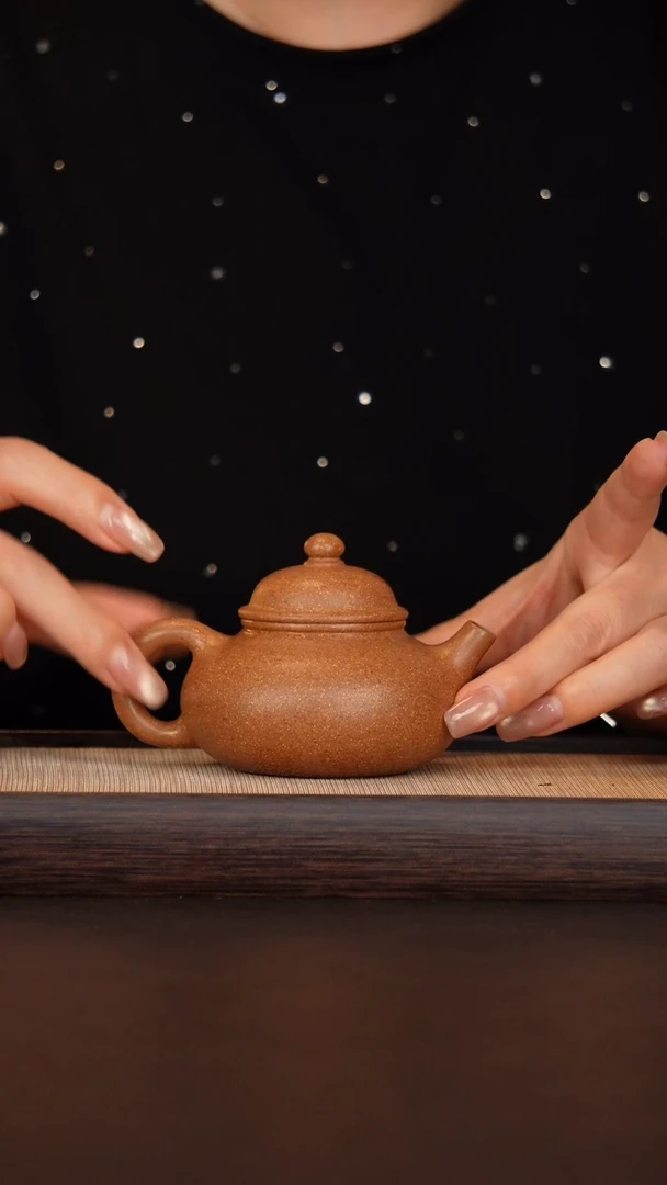 茶壶紫砂明清老段 容天壶