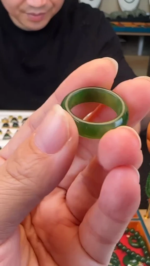 未镶嵌戒圈和田玉16-18圈口