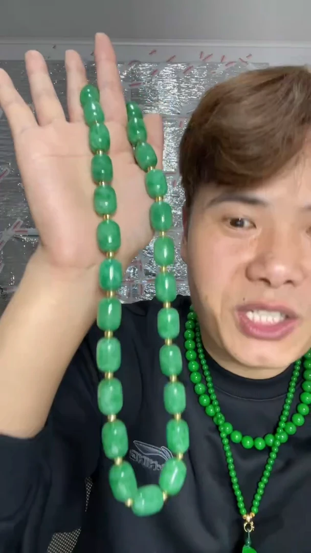 无非金属藏馆货高端老型珠毛衣链
