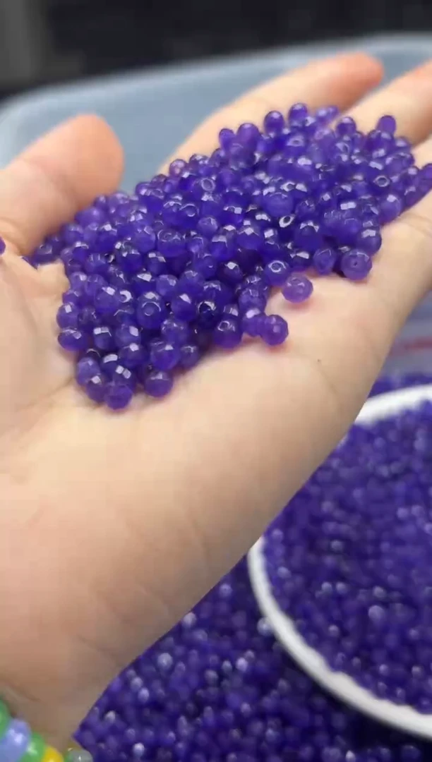 玛瑙/玉髓颈饰未镶嵌w1761舒俱来切面算盘4*2mm*100颗