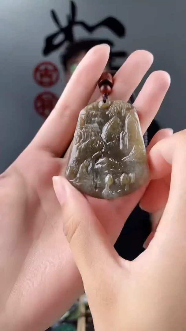 和田玉未镶嵌颈饰拍一发一，多样性发货