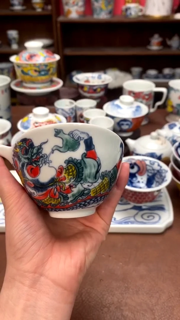 【闪购商品】悟空手抓壶+杯子（微瑕福利）昨明陶瓷