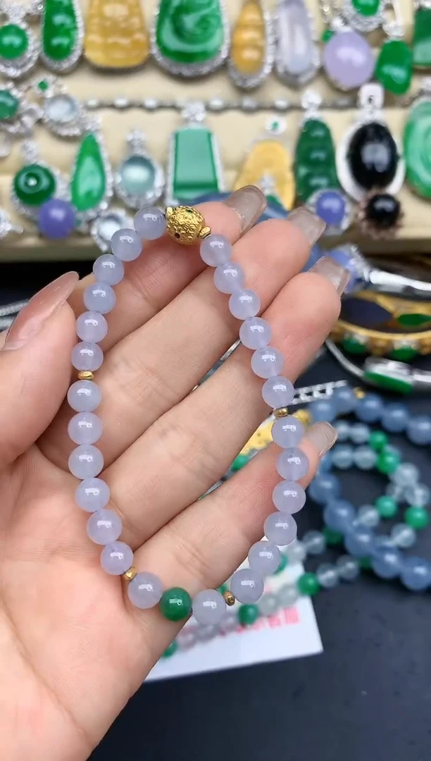 未镶嵌手链翡翠286-中国好珍宝