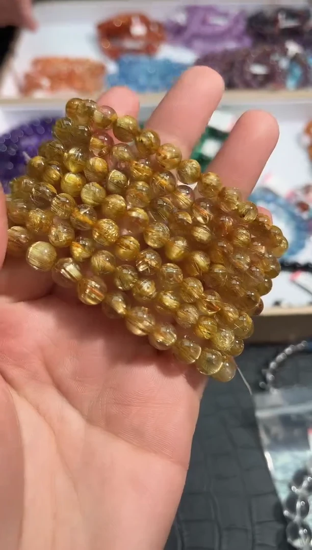 【闪购商品】水晶手链未镶嵌69多样性发其一钛晶6+