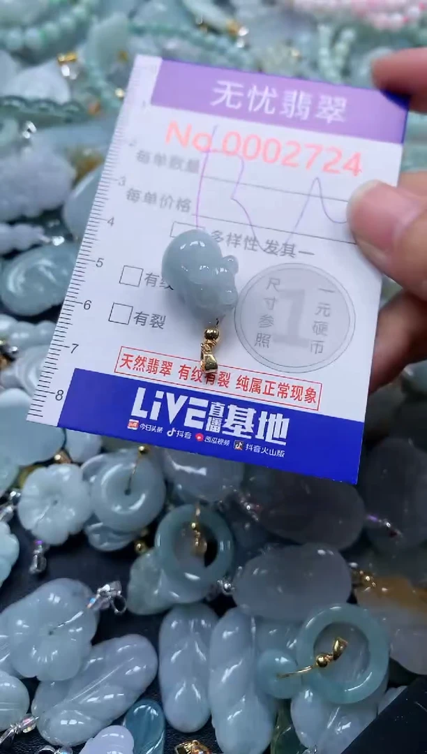 颈饰未镶嵌翡翠2724