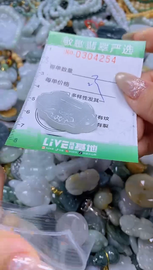 翡翠未镶嵌颈饰闪购0304254