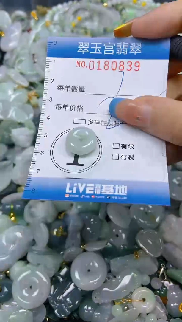 翡翠未镶嵌颈饰闪购0180839