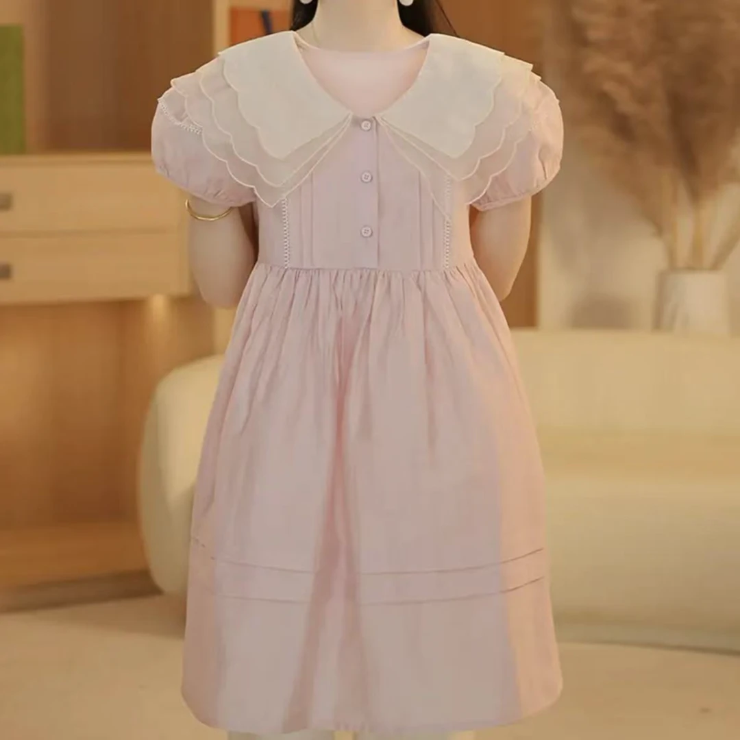 女童连衣裙2025年新款时尚夏季韩版洋气公主裙女宝宝夏款夏天裙子