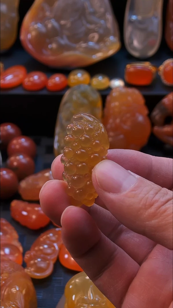 未镶嵌吊坠石英岩玉园*星吊坠