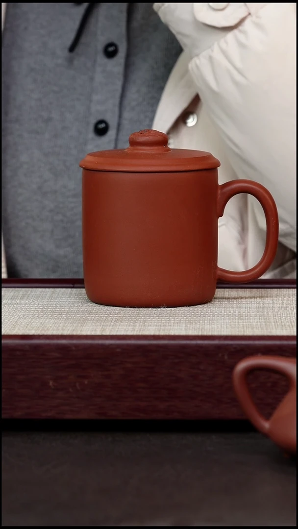 茶杯紫砂金帆红单龙