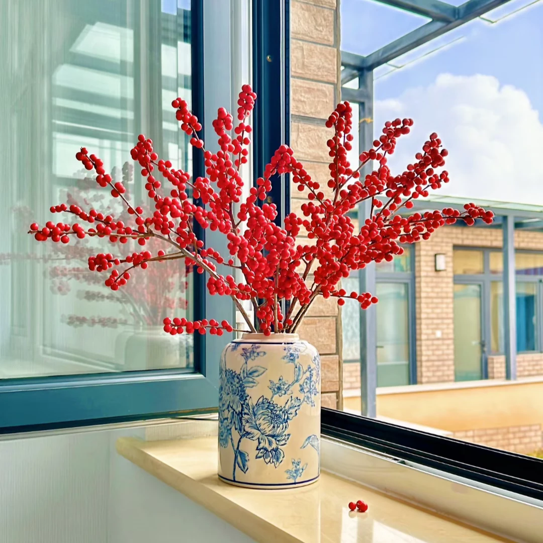 【桌面款】喜庆年宵花北美冬青40~50公分AAA级顺丰发货