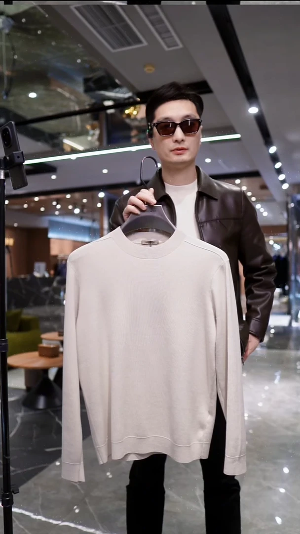 男士毛衣179-1米杏色48码