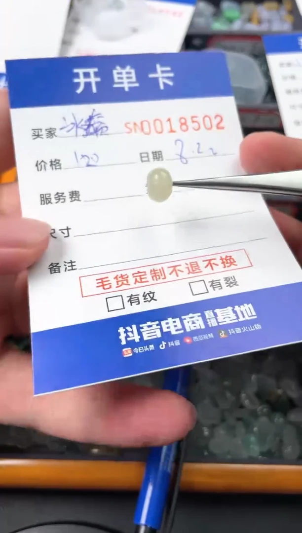 颈饰未镶嵌翡翠冰***子00018502