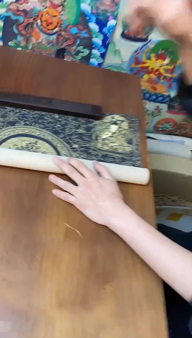 装裱画精美唐卡tk16003