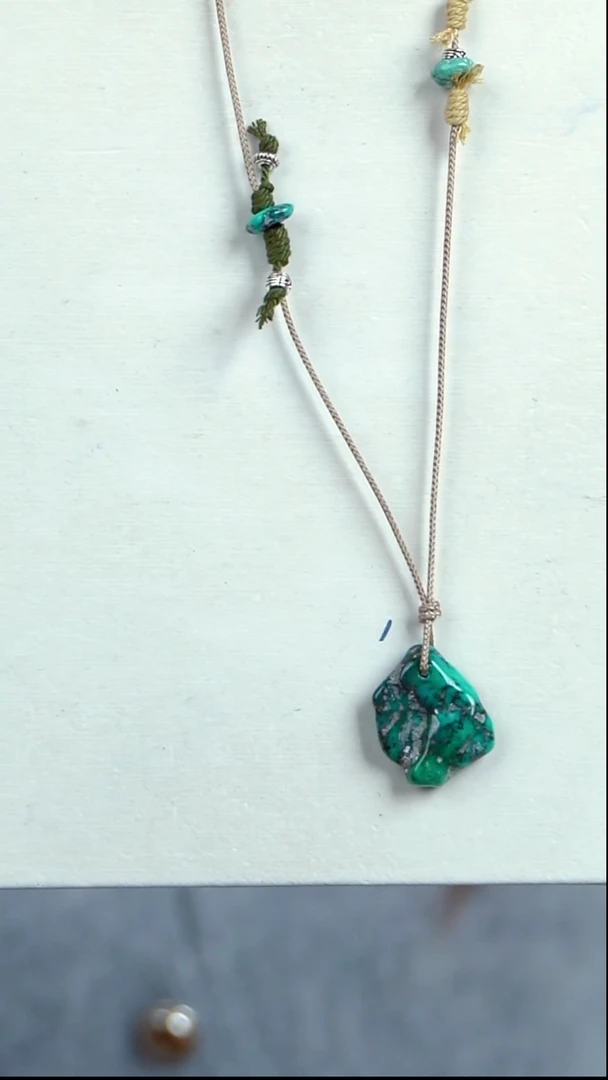 未镶嵌绿松石项链项链