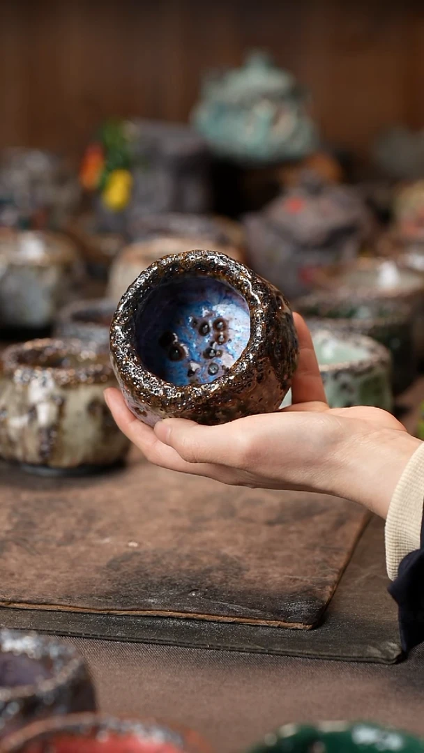 【闪购商品】景德镇柴烧志野杯