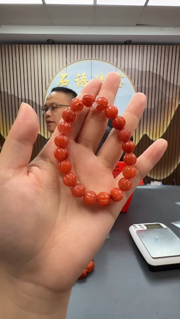 未镶嵌手串南红玛瑙010ZB1224产品一个