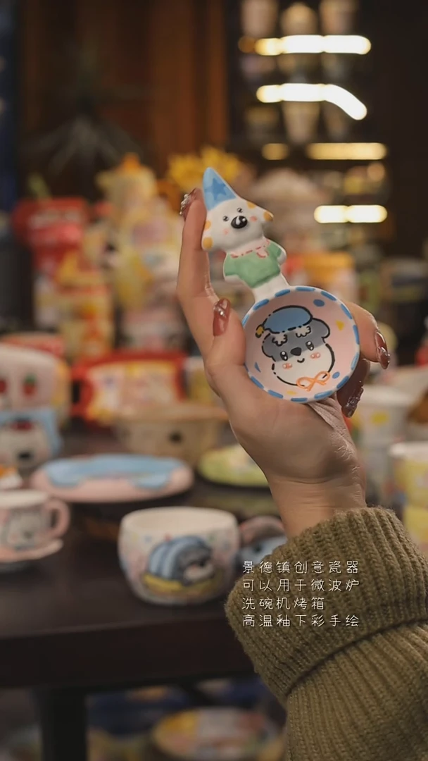 景德镇釉下彩绘设计师款式陶瓷