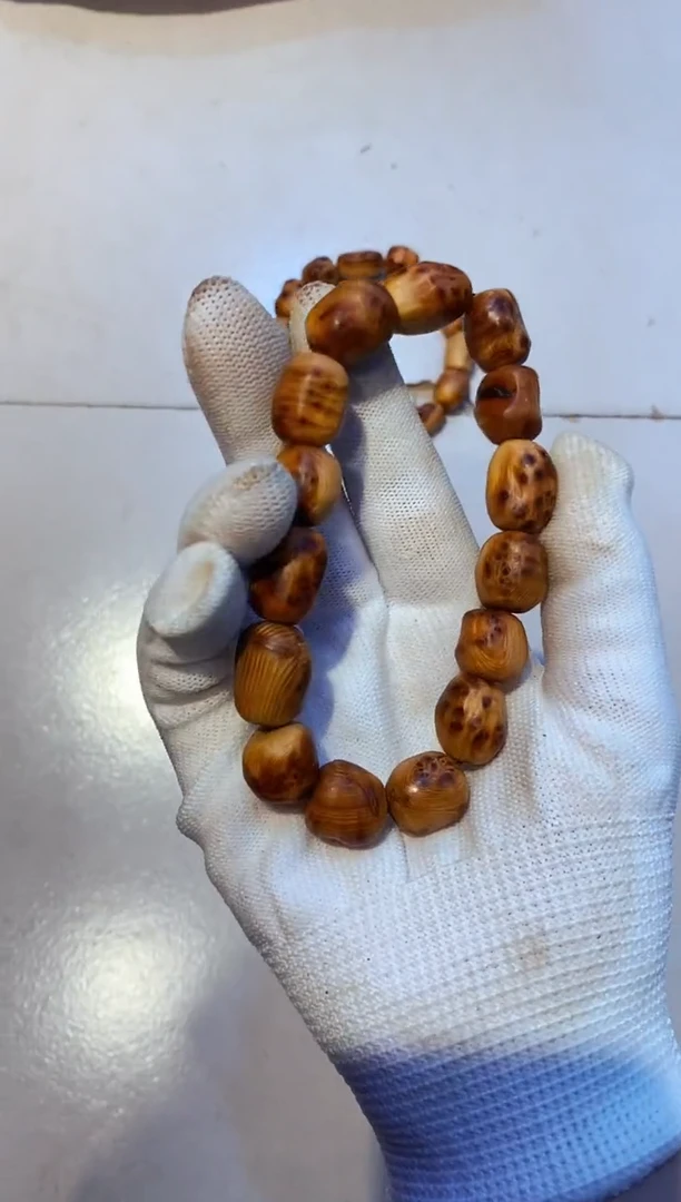 柏木（崖柏）64太行崖柏陈化手把手串