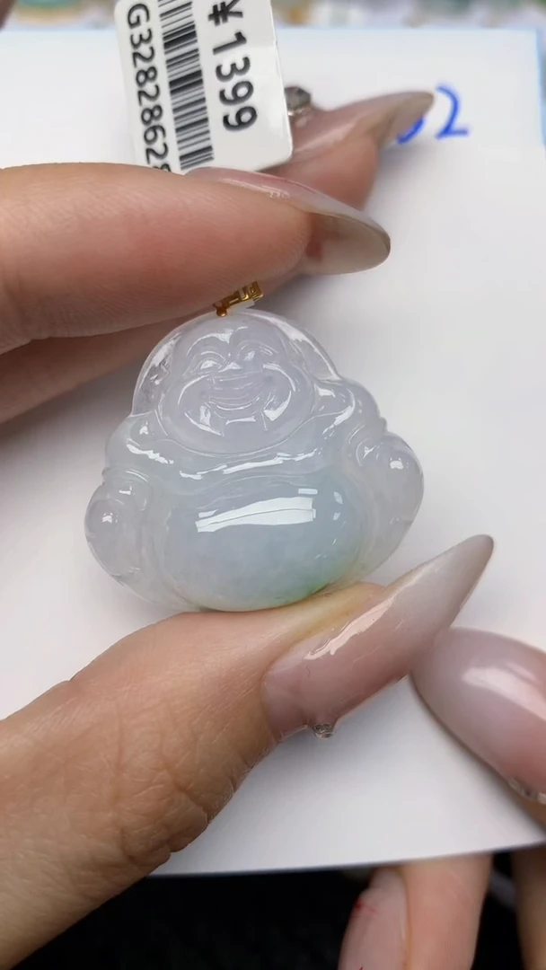 【闪购商品】翡翠颈饰18K金镶嵌天然翡翠A货