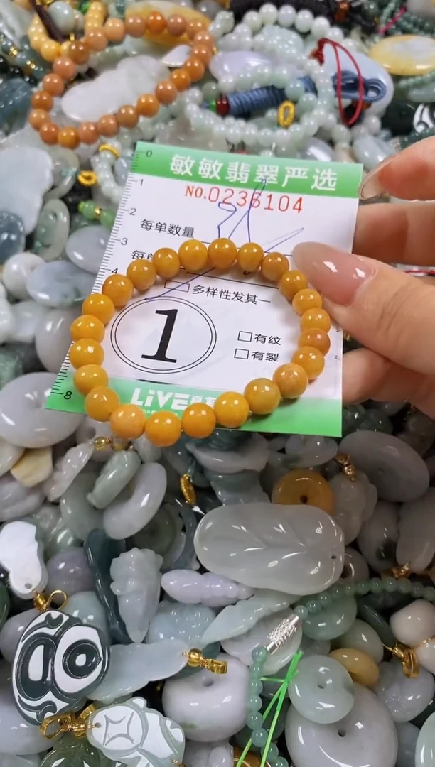 翡翠未镶嵌颈饰闪购0236104多样性发其一