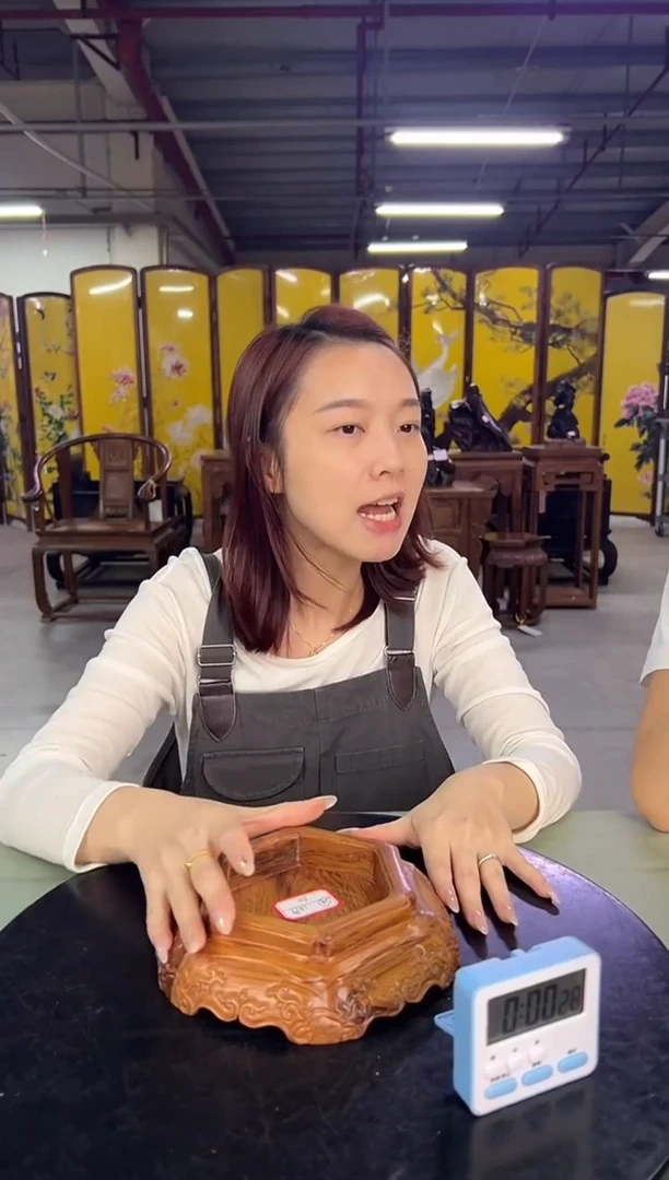 木花***圆DZ1268-P7MK--如意卷草纹烟灰缸（拍）