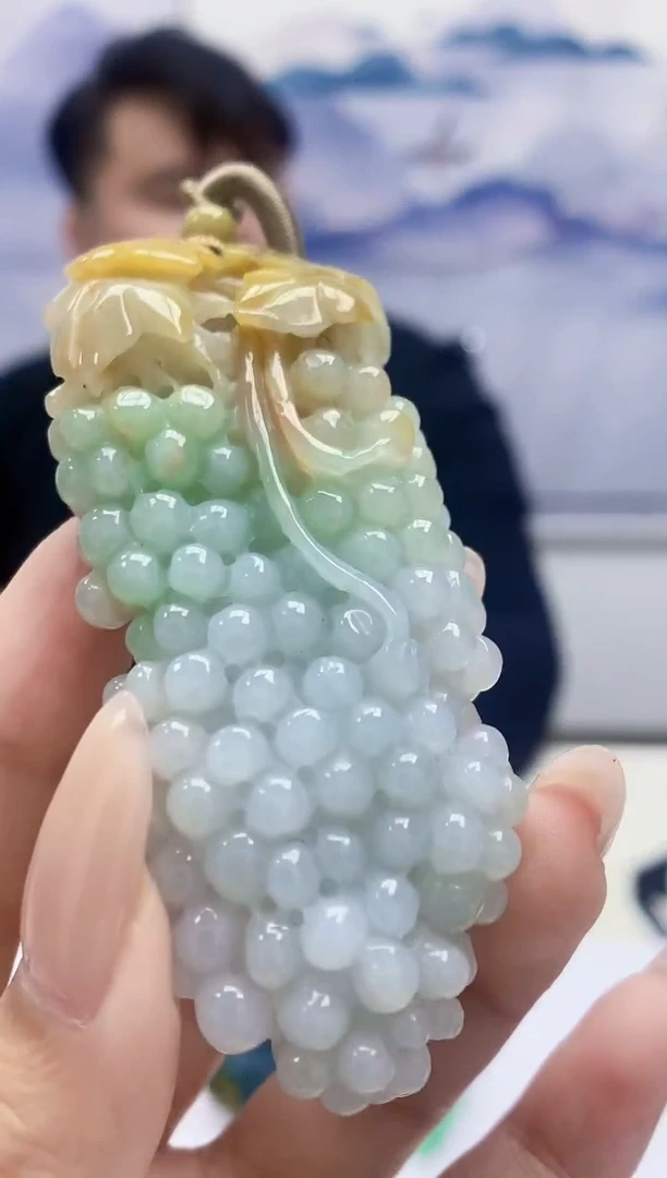 定制翡翠未镶嵌5060xx-毛货挂件182