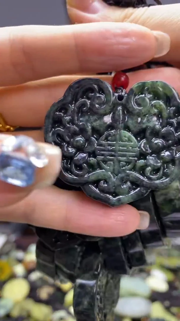 未镶嵌岫玉挂件 单品发一