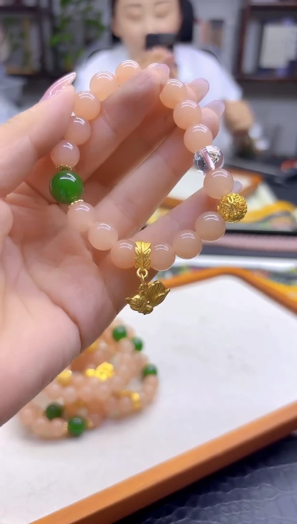 未镶嵌手链和田玉DIY款S678