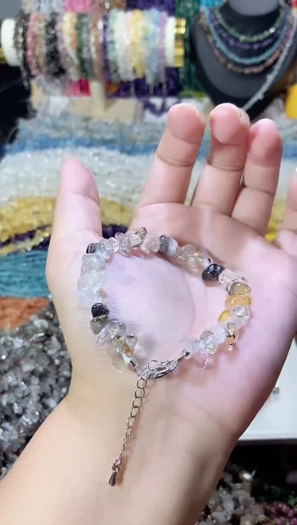 未镶嵌珠宝半成品水晶闪灵钻手链