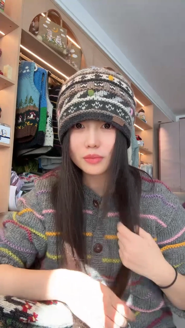 羊毛美利奴拼接冷帽