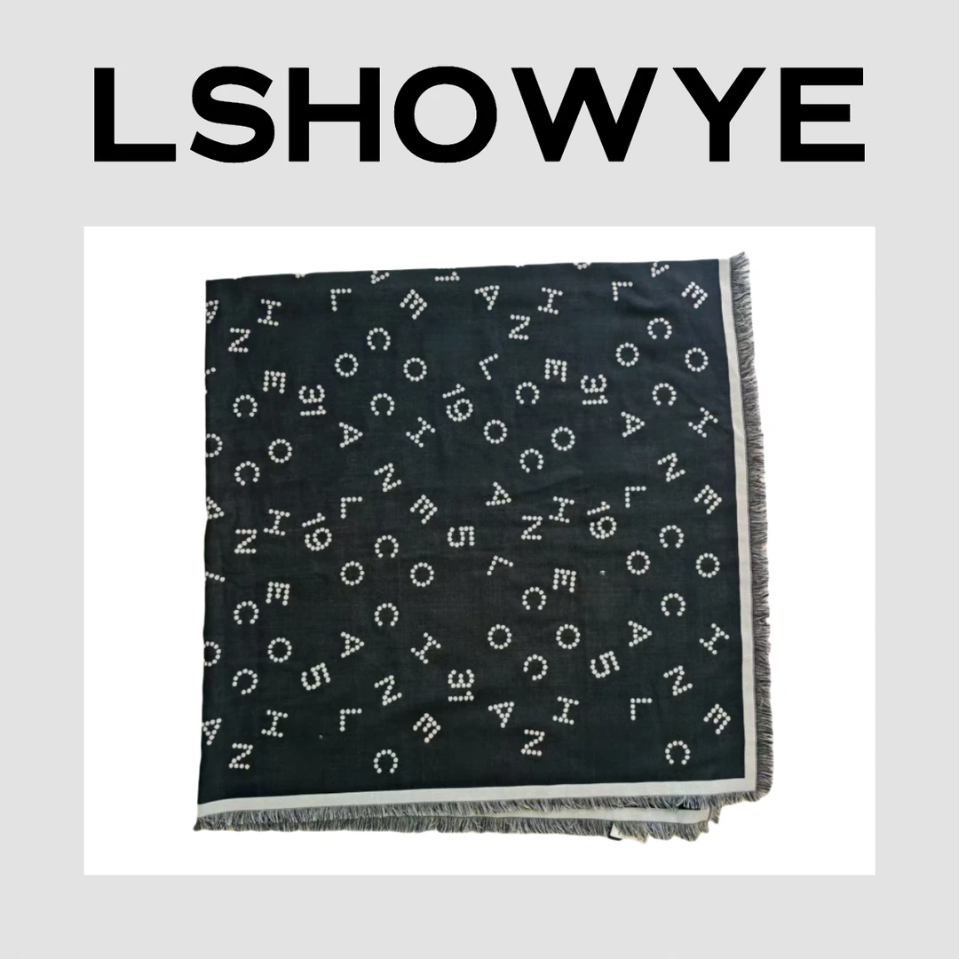 LSHOWYE｜字母流须围巾 Q20250713