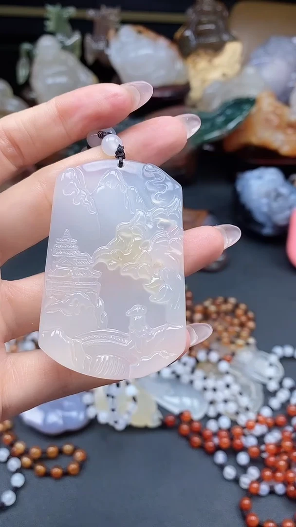 【闪购商品】玛瑙/玉髓颈饰未镶嵌dd