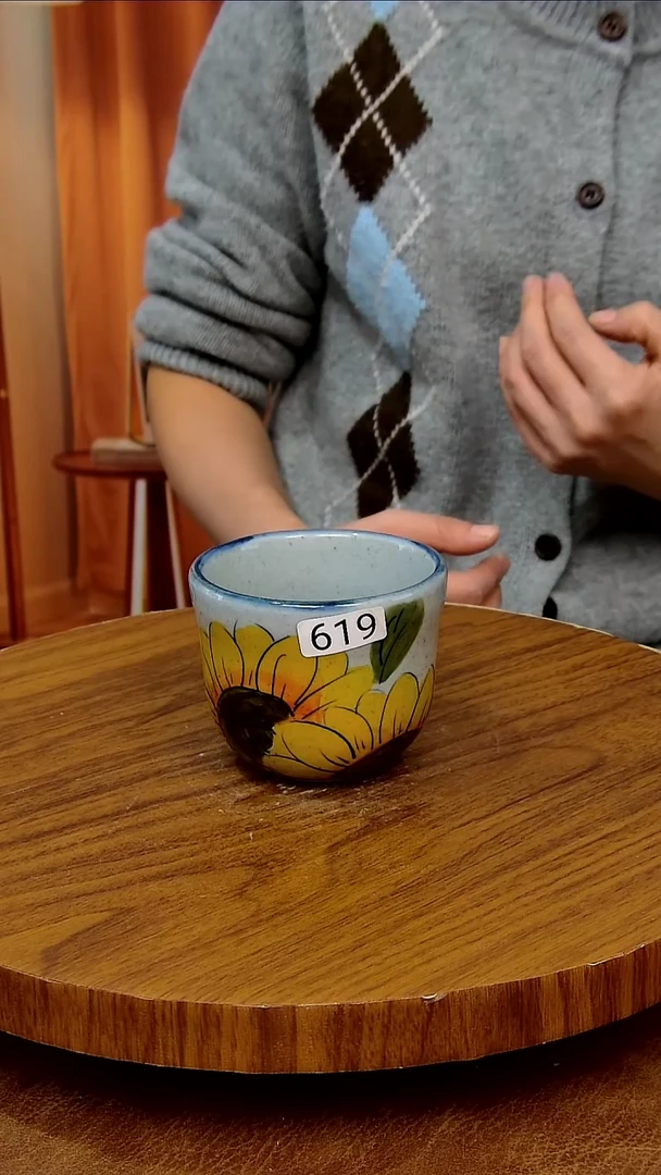 杯子陶景德镇手工手绘釉下彩陶瓷