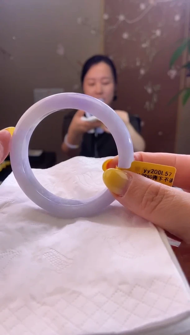 未镶嵌手镯翡翠57圈口d